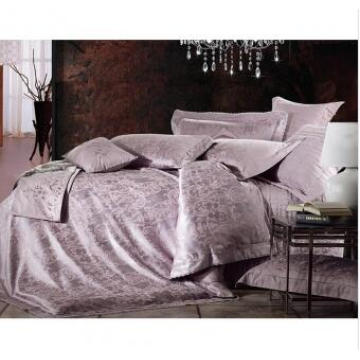 Luxury Polyester and Modal Jacquard Bed Sheet Set Hw-1308